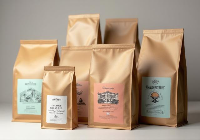 Sacchetti di caffè personalizzati con un marchio cliente